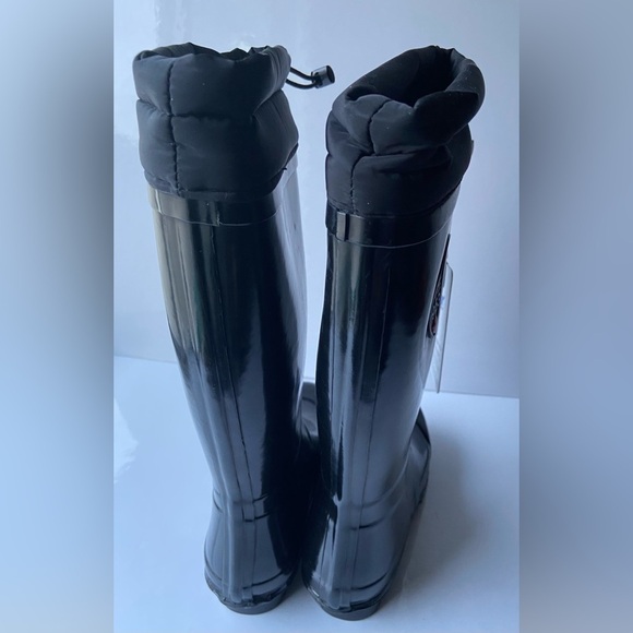 NWT Pajar shiny Black tall boots  sz 5-5.5 - Picture 4 of 7